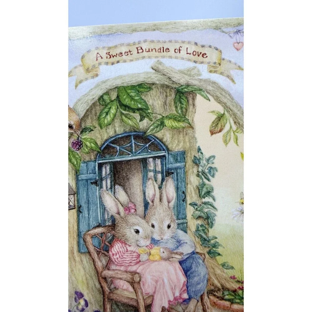 Vintage Susan Wheeler Bunny Rabbit Greeting Cards - 